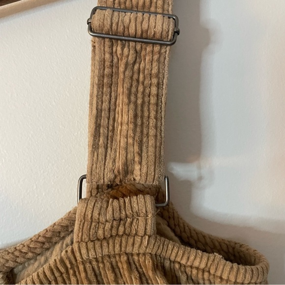 Aerie Corduroy Kick Flare Overalls Small - Picture 9 of 10